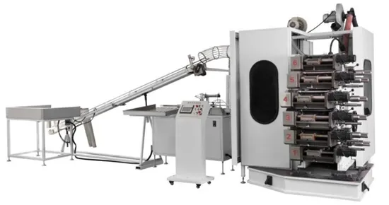 Mehrfarbige Spritzdruckmaschine für Airline-Becher