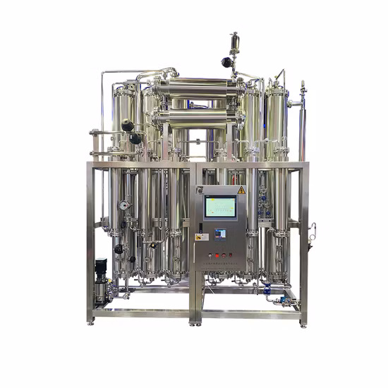 Multieffekt-Maschine für destilliertes Wasser QIRUI Hocheffiziente Sterilisationsdesinfektion Pharmazeutisches Wasser zur Injektion